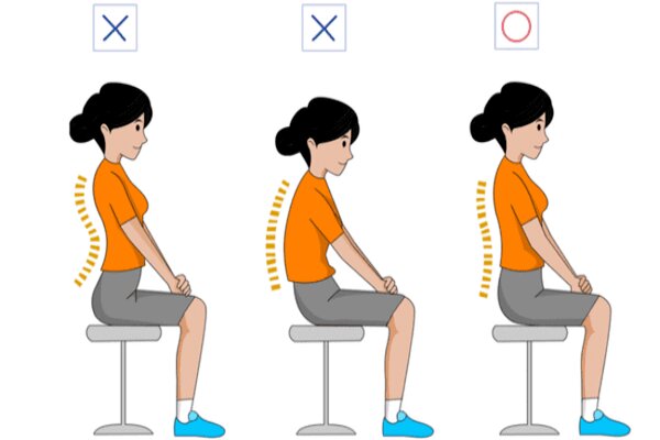 Tư thế ngồi đúng giúp xóa tan nỗi lo thừa cân