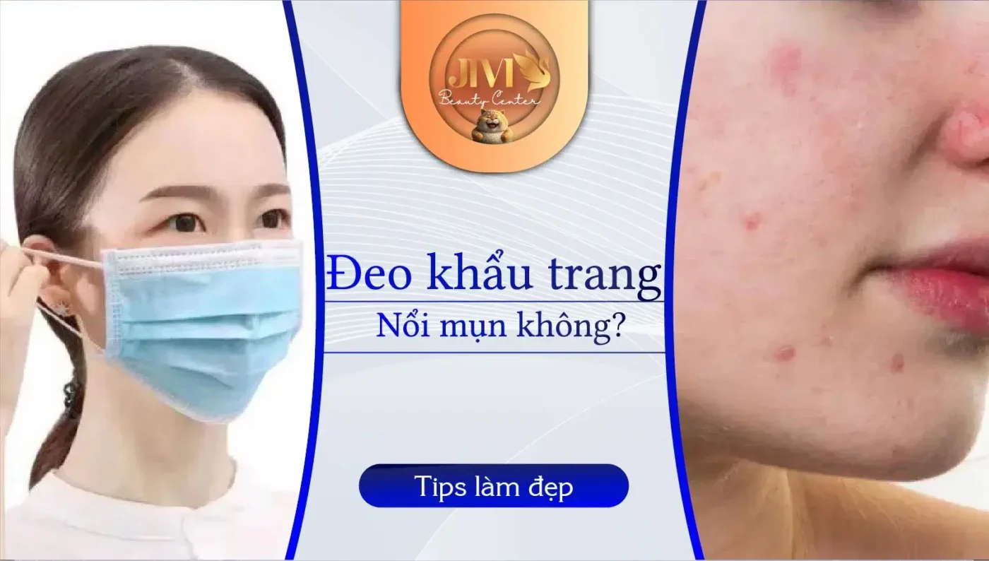đeo khẩu trang nổi mụn không