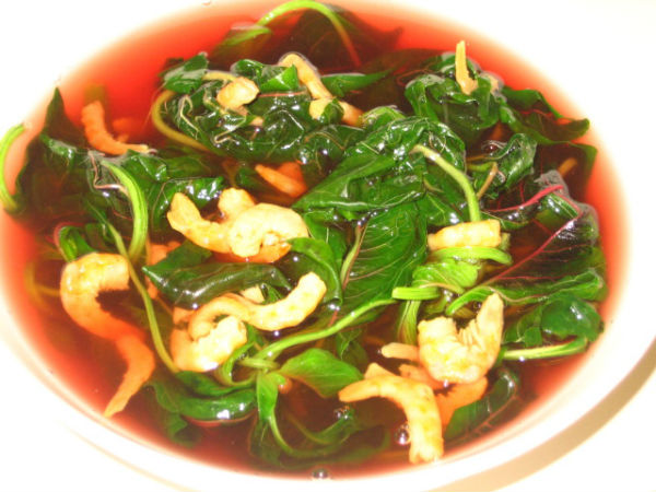 Thực đơn thanh mát cho cơ thể bằng canh rau dền