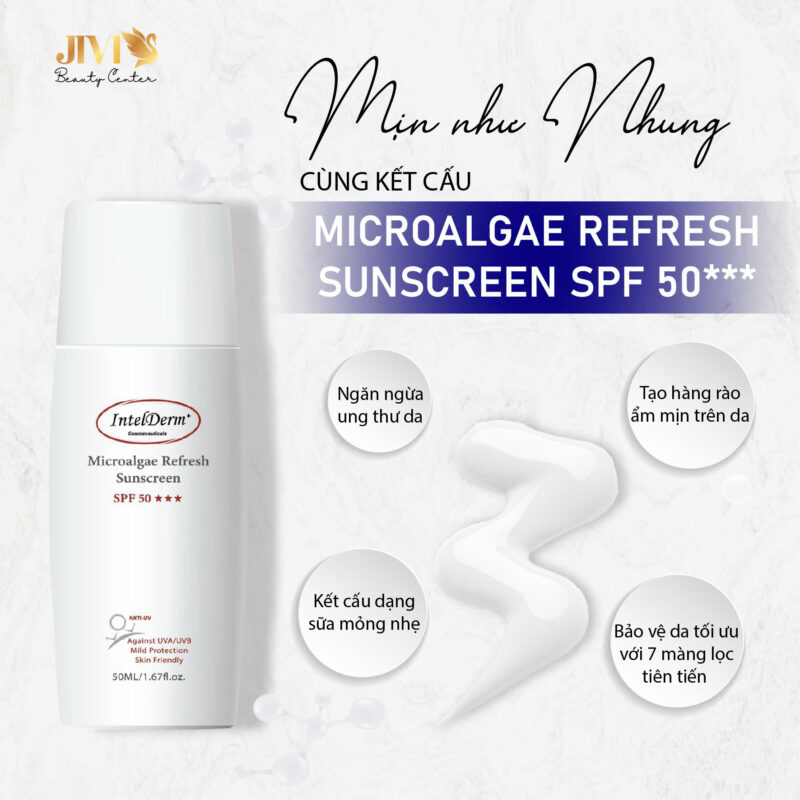 kem chống nắng Microalgae Refresh Sunscreen SPF 50***