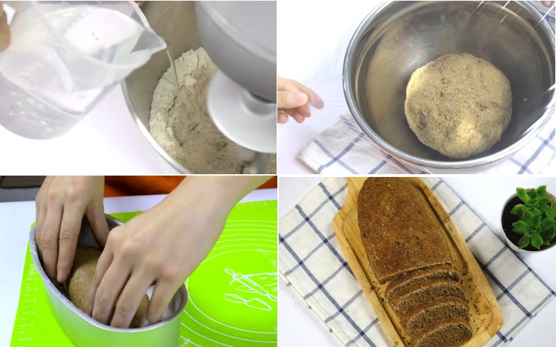 Chế biến bánh bột nguyên hạt không thề khó