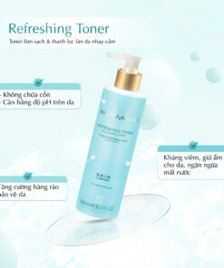 Toner cho da kích ứng giúp làm sạch và thanh lọc làn da nhạy cảm skin comfort refreshing toner