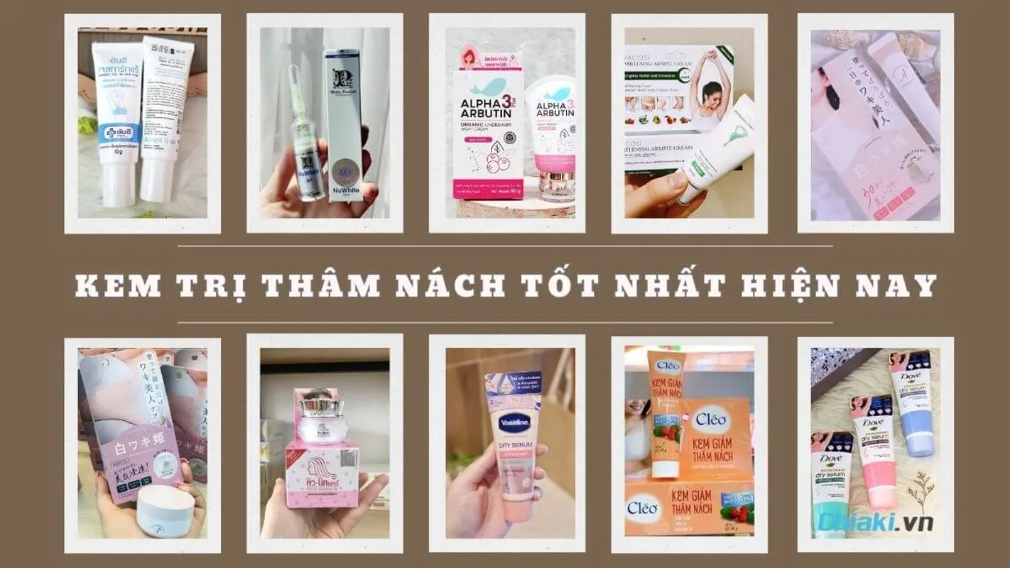Kem làm sáng vùng nách giúp cải thiện màu da và trị thâm vùng nách hiệu quả