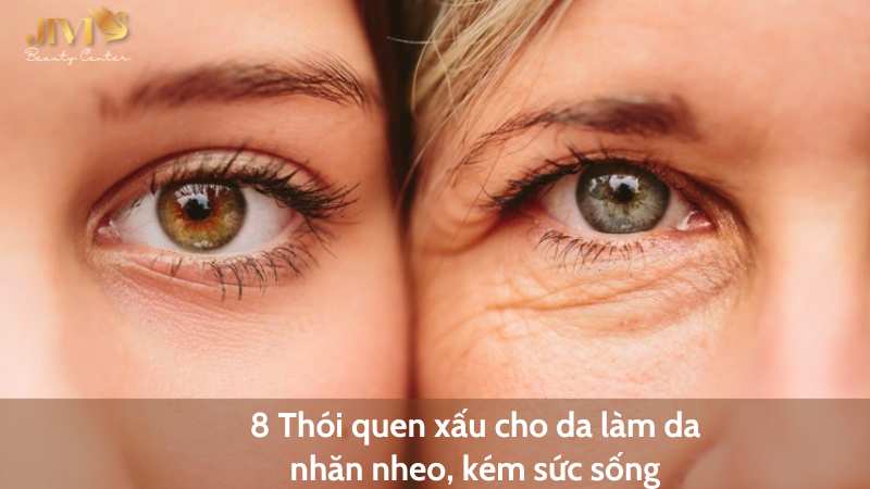 thói quen xấu cho da
