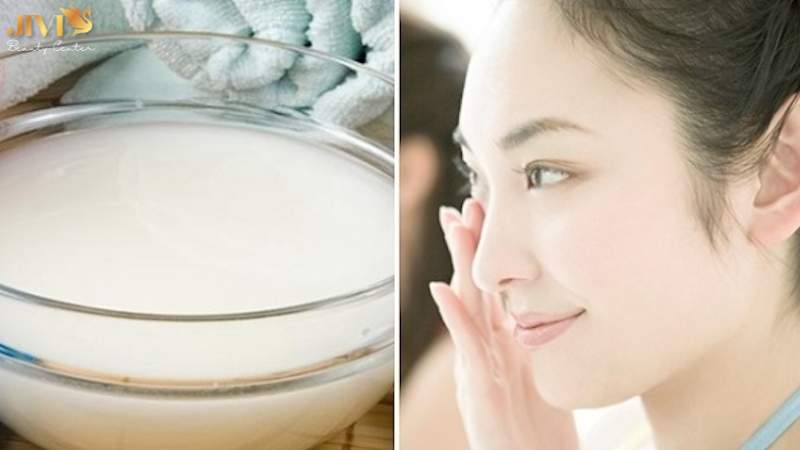 Tẩy tế bào chết bằng nước vo gạo và cám gạo