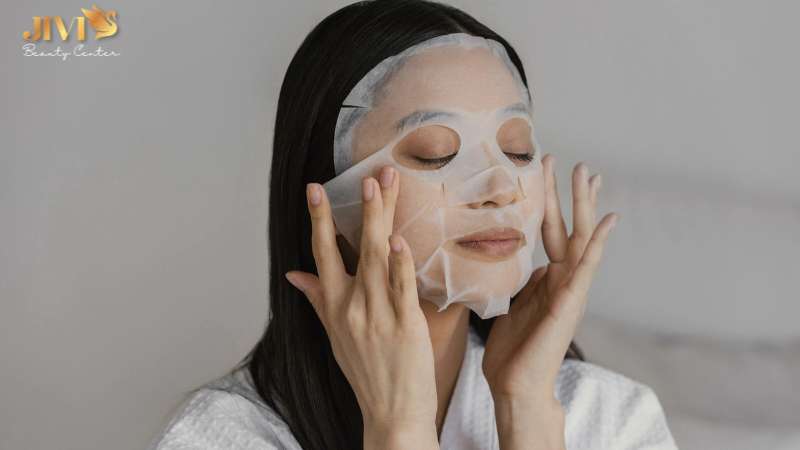 Bước 4 Đắp mặt nạ: