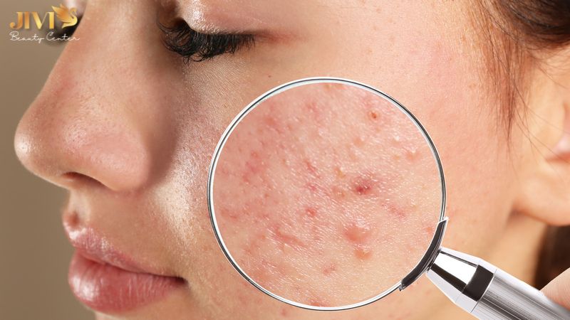 Mức độ mụn và tình trạng da