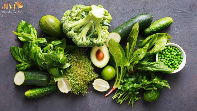 Rau cải xanh – Giàu chất xơ, làm sạch gan