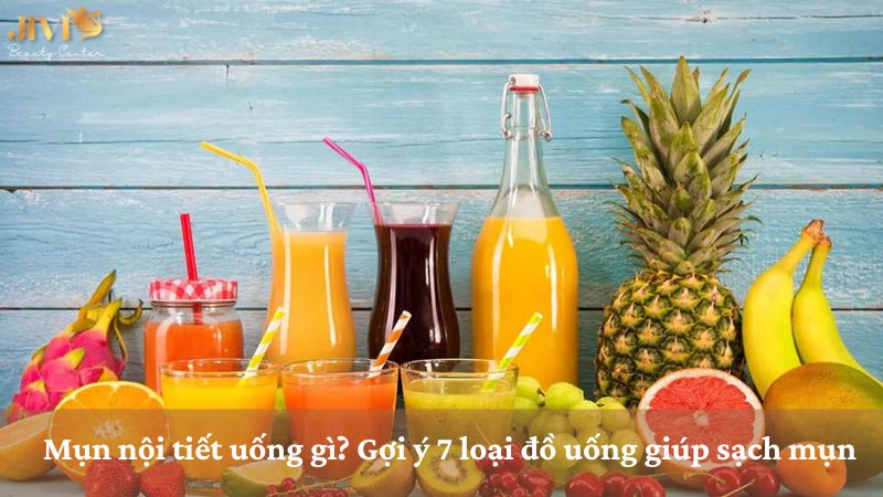 Mụn nội tiết uống gì