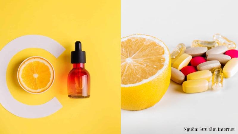 So sánh vitamin C dạng serum và viên uống