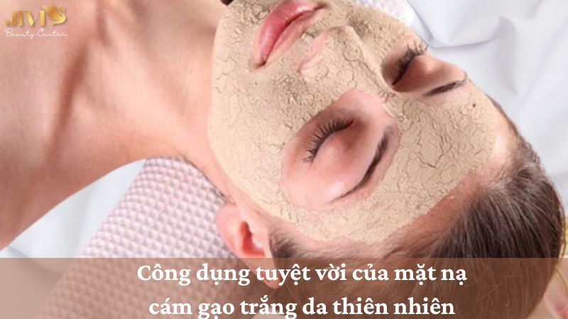 mặt nạ cám gạo trắng da