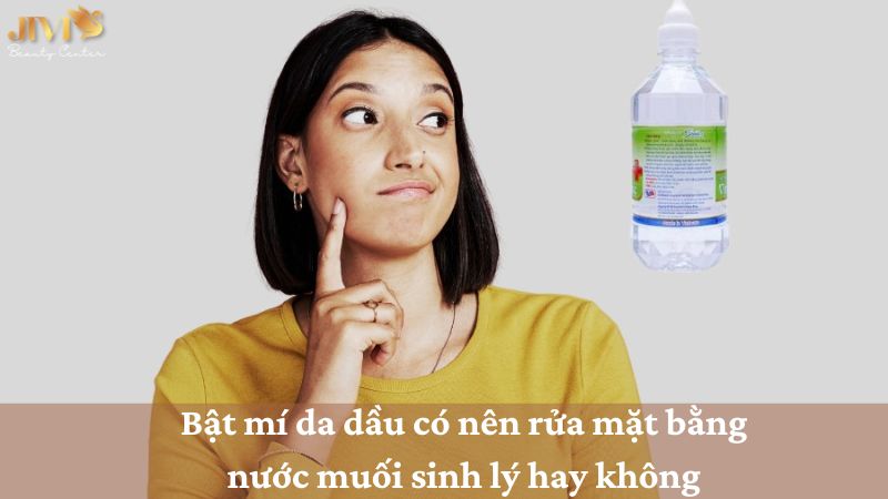 da dầu có nên rửa mặt bằng nước muối