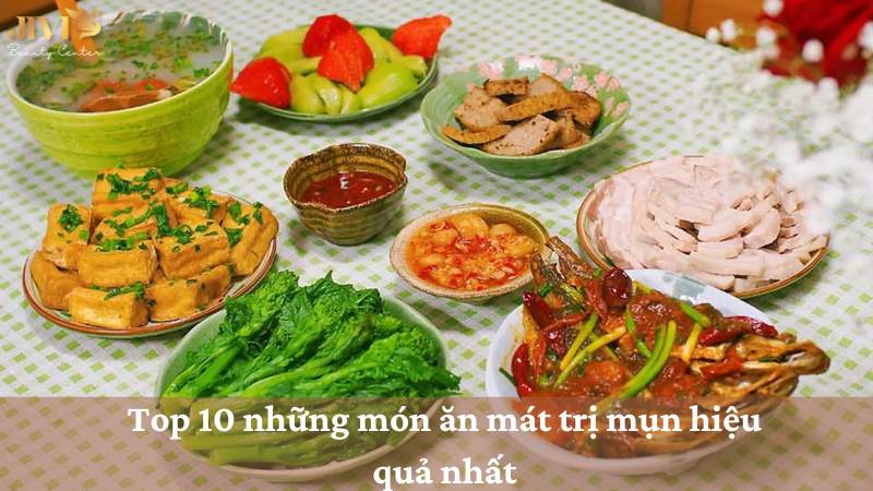 những món ăn mát trị mụn